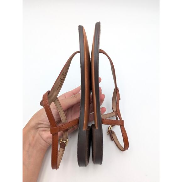 Sam Edelman Gigi Signet Sandal Women's Ankle Strap Brown Size US5M EU35 - Picture 6 of 12